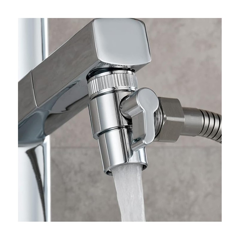 Crovakeu Upgrade Your Sink with Split Faucet Adapter - Two