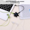 NEW LEADER Headphone Splitter, Audio Splitter 3.5mm Jack with 5