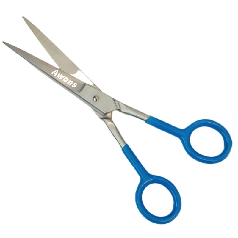 Barber Salon Scissors, Hairdressing Scissors, Shears, (Blue 6.5")