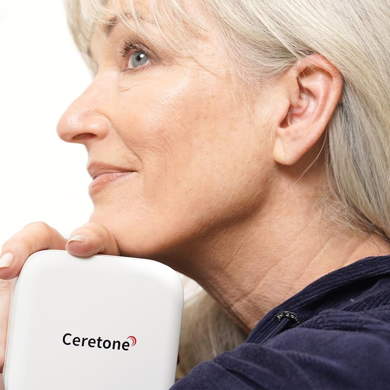 Ceretone Hearing Aids (Not Amplifiers), Rechargeable OTC Hearing Aid for