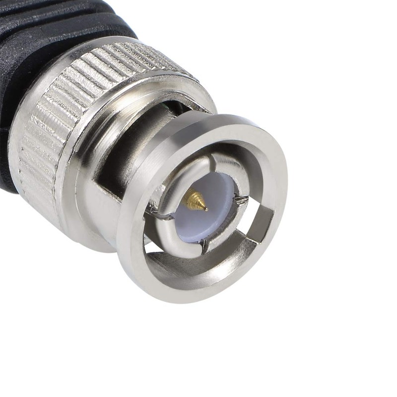 sourcing map 2Pair Cat5 to Coaxial Camera CCTV BNC Male/Female