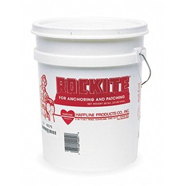 50 lb. Pail Expansion Cement, Gray, 0.5 cu. ft. Coverage, Starts to Harden in 15 min.