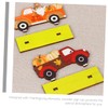 CAXUSD 2pcs Wooden Truck Gnome Pumpkin Sign for Autumn Home