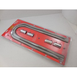 Racing Power Company R7313 2-44" Stainless Steel Radiator Heater Hose Kit with Polished Ends