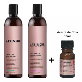 Latinoil Kit Shampoo Y Acondicionador Reparador Latinoil 250ml