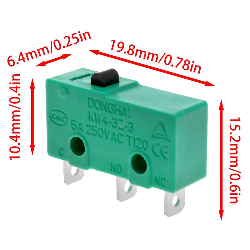 Yocimango KW4-3Z Series Micro Switch Without Handle Micro Travel Limit