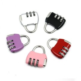 Small 3-Digit Dial Combination Padlock 3-Digit Lock 3ea