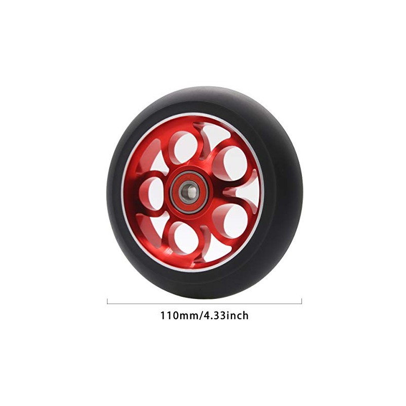 2Pcs Replacement 110 mm Pro Stunt Scooter Wheel with Abec