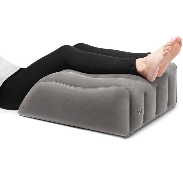 OR8 Wellness Inflatable Leg Rest Elevation Pillow Wedge Pillows Comfort Leg Pillows For Sleeping
