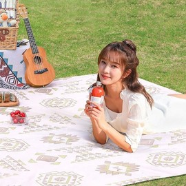 Disposable Waterproof Picnic & Camping Mat, 5-Pack, 200x200cm Beige 200x200cm