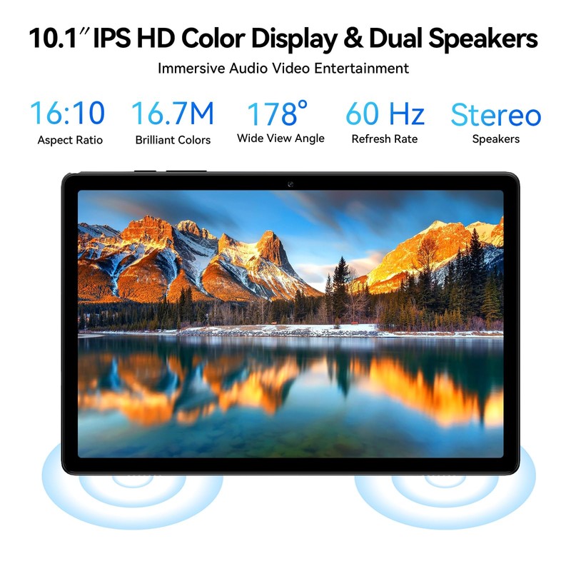 Android Tablet 10 inch, Android 15 Tablet with Keyboard, Mouse,