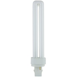 Sunlite PLD26/SP27K 26-Watt Compact Fluorescent Plug-In 2-Pin Light Bulb, 2700K Color
