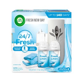 Air Wick Automatic Air Freshener Spray Kit - Fresh Linen Scent