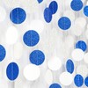 Blue White Silver Party-Decorations Circle Garland - 52FT Wedding Hanging