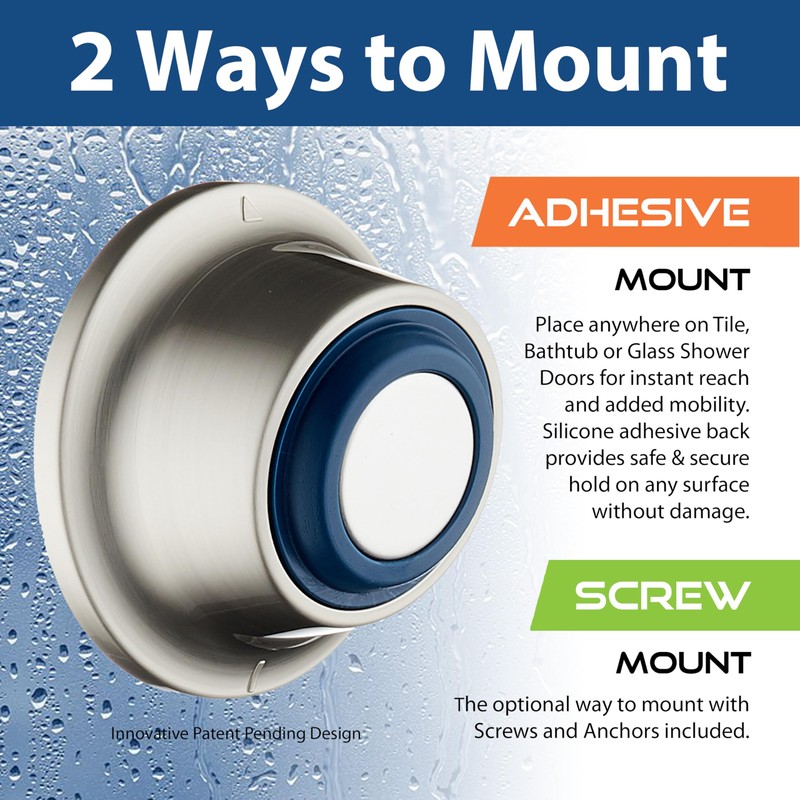 Magnetic Docking Go-Anywhere Wall Bracket for Magneton Hand Shower &