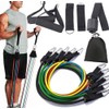 Youlebao Resistance Bands Set, Exercise Bands with Door Anchor, Handles,