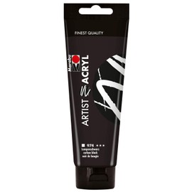 Marabu - Artist acrylic, 120 ml, fine acrylic paint in artist quality, water-based, pastose consistency, highly pigmented, very good brilliance and coverage.