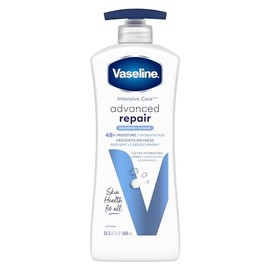 Vaseline Intensive Care Advanced Repair Loción hidratante curativa sin perfume, 20.3 onzas (paquete de 5)