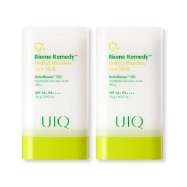 Uike Sun Stick Organic Tea Biom Remedy Powderly Sun Stick 18g 2pcs / 유이크 선스틱 유기자차 바이옴 레미디 파우더리 선스틱 18g 2개