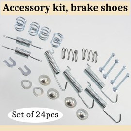 AERZETIX - C75195 - Zubehörsatz, Feststellbremsbacken - Hinterachsbefestigungsseite - kompatibel mit Mitsubishi