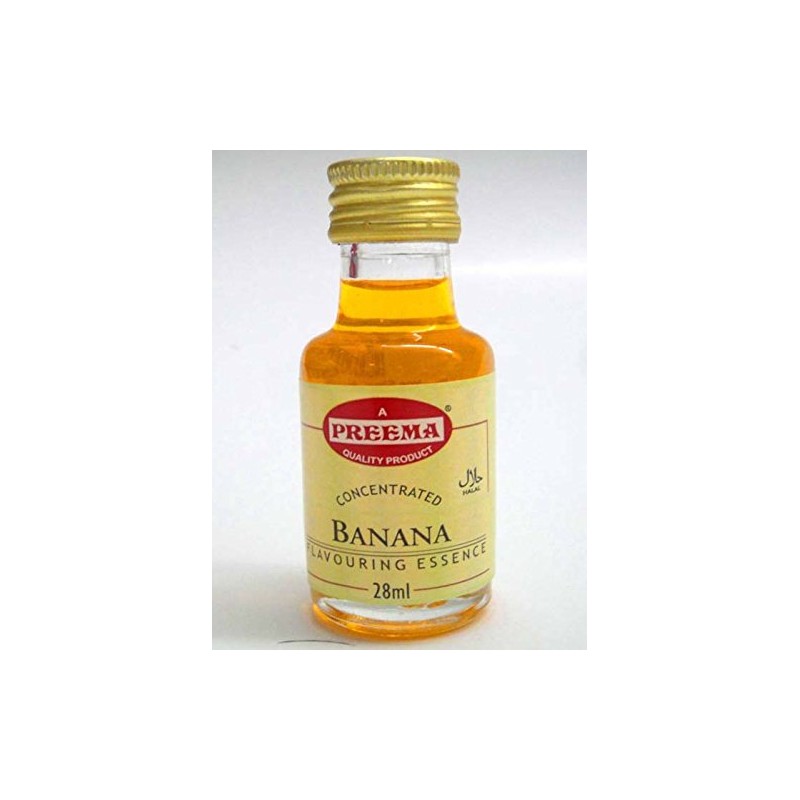 Preema Banana Flavouring Essence 3X28ml Small Size Premium Quality