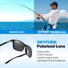 SKYFUEN Polarized Bifocal Reading Sunglasses Men, Light Build-In Sun Readers