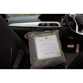 Dry & Purify – Car Dehumidifier Deodorizer. Bamboo Reusable Air Purifier Bag. Also for Home - 500g