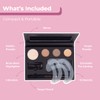 The Brow Technicians Eyebrow Kit with 10 Stencils, Powders, Dual-Pencil,