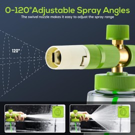 REALYOU Foam Cannon with Dual Connector Accessory, Pressure Washer Accessories with 1/4 Inch Quick Connector, 5 Pressure Washer Nozzle Tips, Pressure Washer Gun for Car Washing and Cleaning