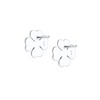Elli Women Silver 925 Sterling Silver Cloverleaf Earrings