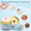 Dusting Boby Powder Puffs and Container for Women Baby, 3.15in