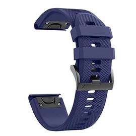 22mm Band Bracelet Strap Compatible for Garmin Fenix 7,Fenix 6,Fenix 6 Pro,Fenix 5,Fenix 5 Plus,Approach S60 S62,Forerunner 935 945,Quick Release Strap Wristband (DEEP BLUE)