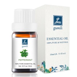 GM Gumili Peppermint Essential Oil - 100% Pure Aromatherapy Oil for Diffusers,Home & Beauty Care - 10ml