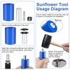 TOKSEO Bicycle Fork Star Nut Setter, Bicycle Fork Star Nut