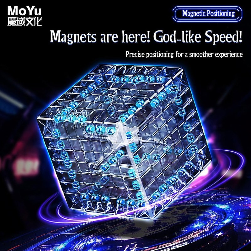 XMDCuber Moyu Meilong 7M Speed Cube 7 x 7 Magnetic