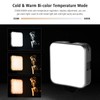 Andoer W64RGB Mini RGB LED Video Light Rechargeable Photography Fill