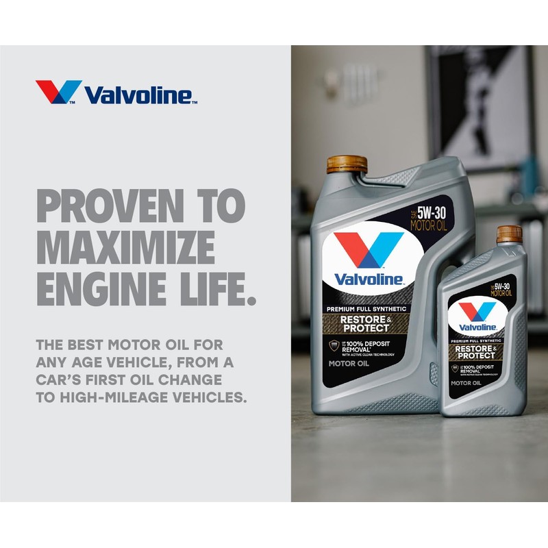 Valvoline Restore & Protect Full Synthetic 0W-20 Motor Oil 5