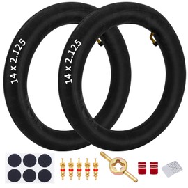 Trkimal 14 x 2.125 Inner Tubes Compatible for Heavy-Duty 14 Inch Electric BikeTubes Electric Scooters E-Bike