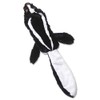 PetRageous 91530 RoadRageous Skunk Plush Squeaker Dog Toy 22-Inch Long