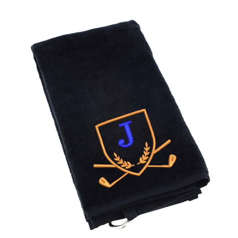 Always Looking Good Golf Towel with Monogrammed Embroidery Initial Letter