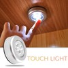 TIANNAIT 6 Pieces of Round Touch Lights; Trunk Emergency Lights,