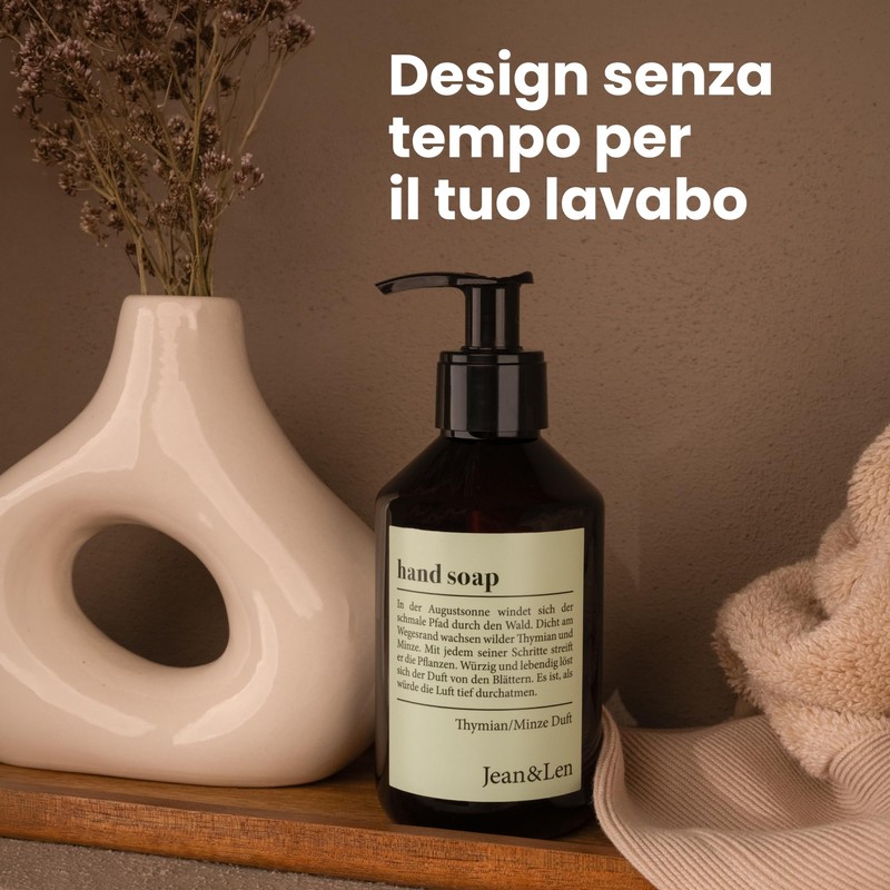 Jean & Len sapone per le mani timo e menta,