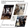 12 Kit De Coloración De Tinte para El Cabello Tazón