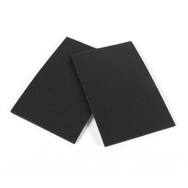 2 Stück Selbstklebende Antirutsch Pads, 9.8x15cm Rechteckig Gummifüße Pads, Selbstklebende Bodenschützer, Möbel Sofa Tisch Stuhl Gummifüße Füße Pads für Holzbodenschreibtisch und Wand