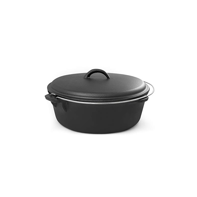 ExcelSteel with Handle, Perfect for Home Cooking and Outdoor Fireside