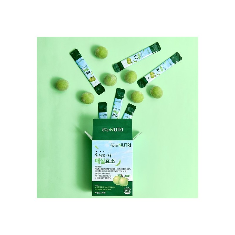 EverNutri Stomach-Comfortable Day Plum Enzyme Digestive Fermentation Enzyme 30 Packs