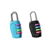 2 Pcs 4 Digit Padlock Re-settable Combo Lock Heavy Duty