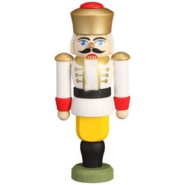 Miniature Nutcracker King White