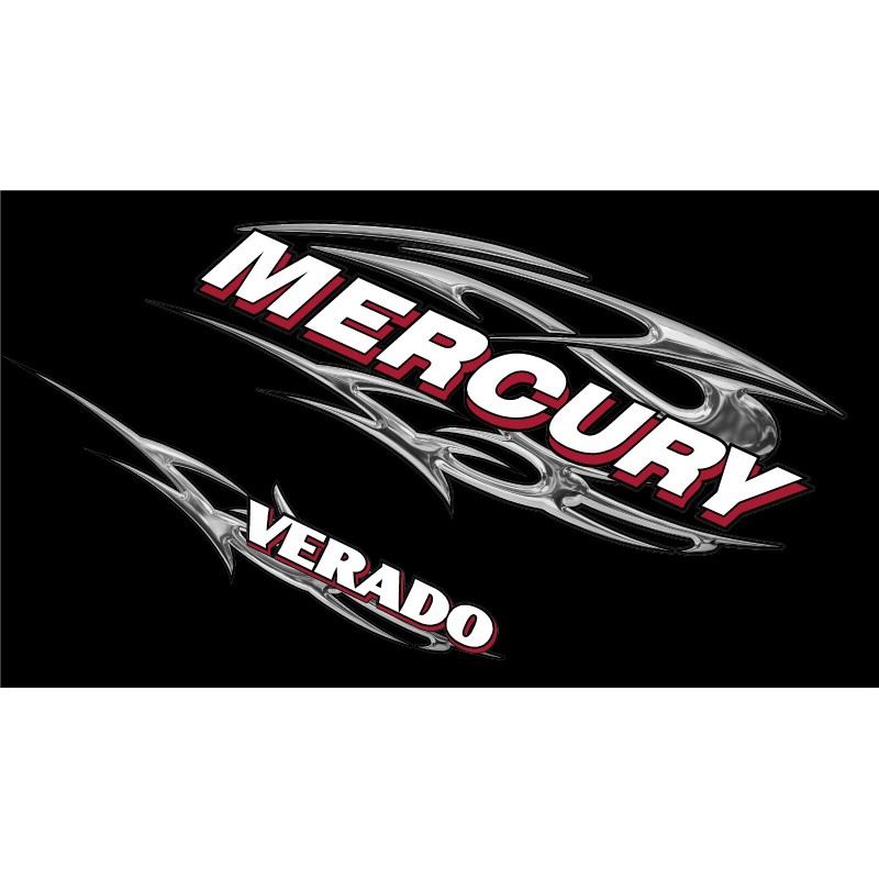 Mercury Verado Four Stroke 150 - 350hp Decal Kit