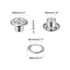 QUARKZMAN 300 Set Eyelet Set Metal Eyelets 4mm 1/6" Hole